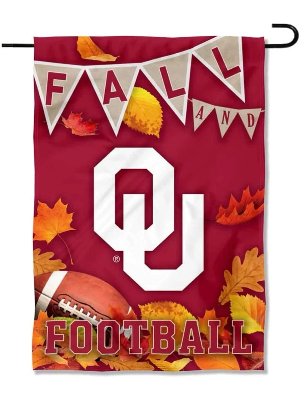 University of Oklahoma Fall Football Garden Flag